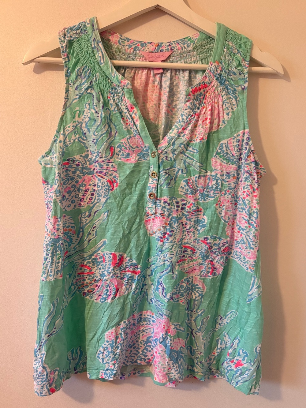 Lilly Pulitzer Essie tank top Women’s S 🪸🐠🐚